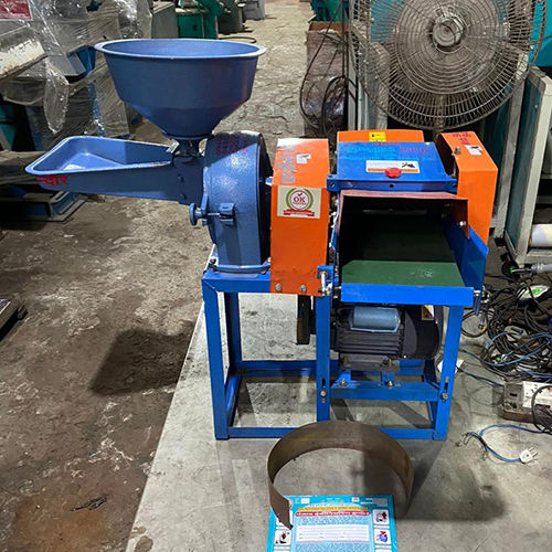 Chaff Cutter Or Cattle Feed Grinding Machine - Color: Blue