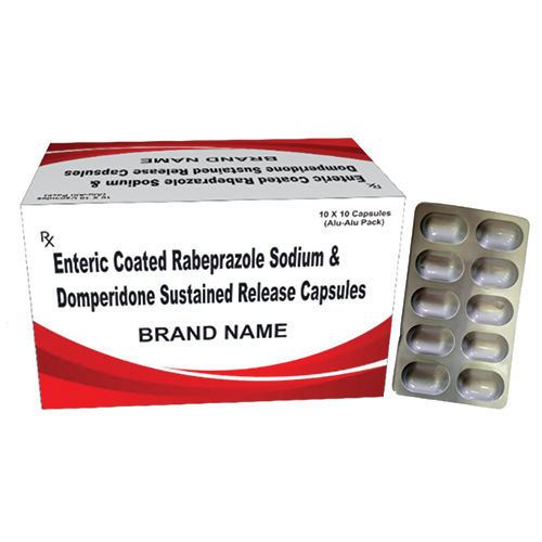 Enteric Coated Rabeprazole Sodium And Domperidone Sustained Release Capsules