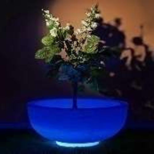 LED Lily Pan Roto Moulding Planter