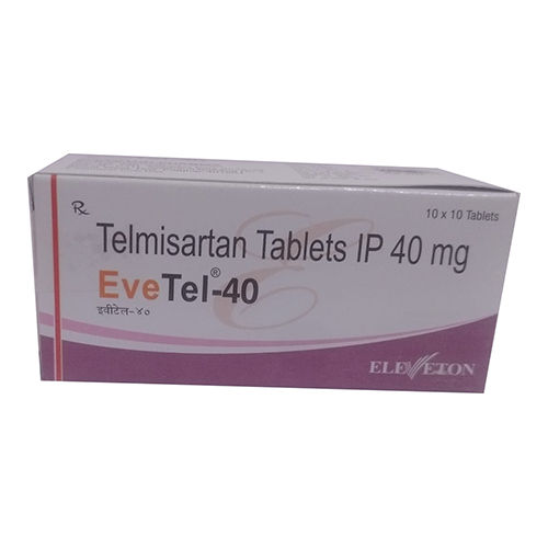 40Mg Telmisartan Tablets Ip - Drug Type: General Medicines