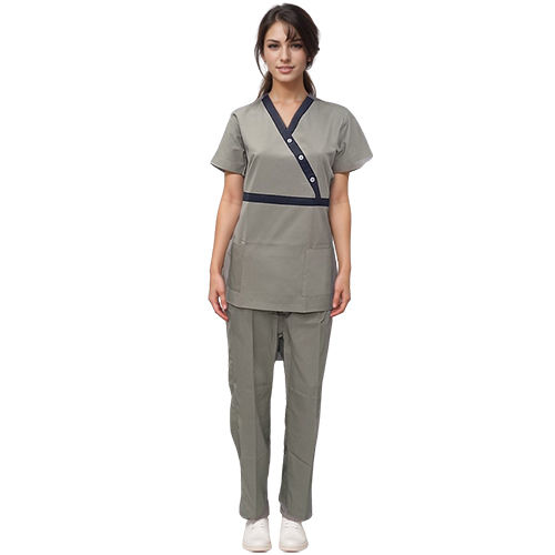 Ladies Nurse Dress - Color: Grey