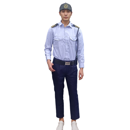 Blue Security Gaurd Dress