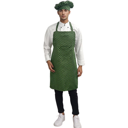 Kitchen Apron With Green Cap - Gender: Unisex