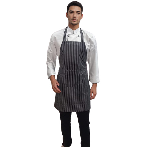 Kitchen Apron Black & White Lining