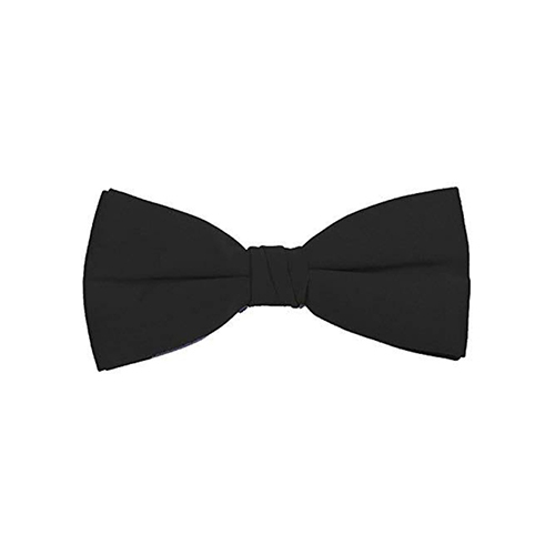 Black Satin Bow