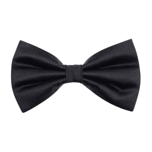 Bow Satin Black