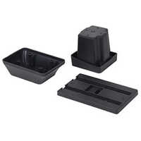 Custom Machined Automotive Plastic Part - High-quality Plastic, Polished Surface Finish , Sleek Black Color With Warranty For Industrial Applications