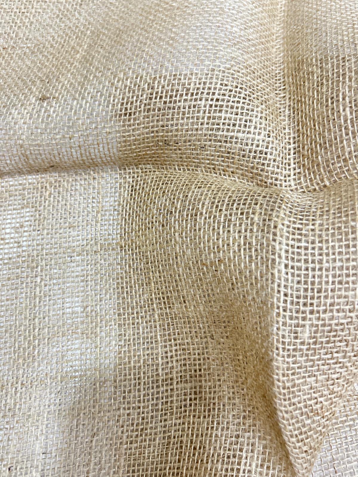 14/15 Natural Laminated Jute Fabric For Handicraft and Jute Bag Making