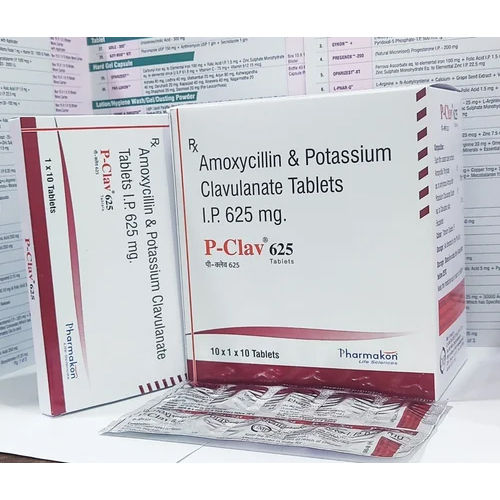 625Mg Amoxycillin And Potassium Clavulanate Tablets Ip - Drug Type: General Medicines