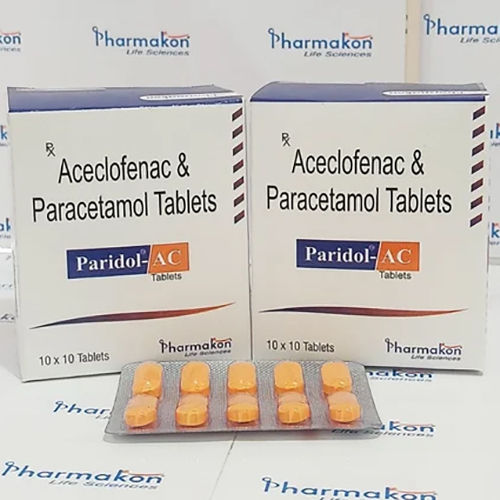 Aceclofenac And Paracetamol Tablets - Storage Instructions: Dry Place