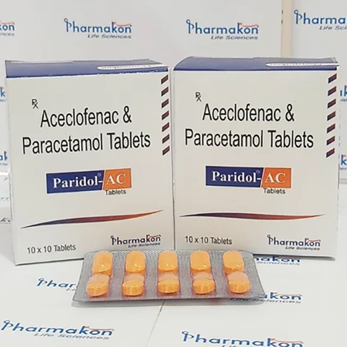 Aceclofenac And Paracetamol Tablets