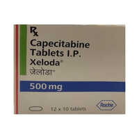 Capecitabine Tablets - 500mg , Cancer Treatment Medicine for Breast, Colon and Rectal Cancers, Dosage as per Medical Guidance, Store in Dry Place