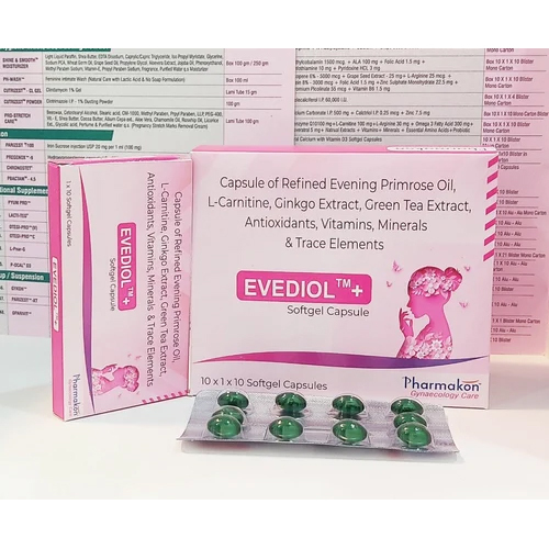 Capsules Of Refined Evening Primrose Oil Capsules