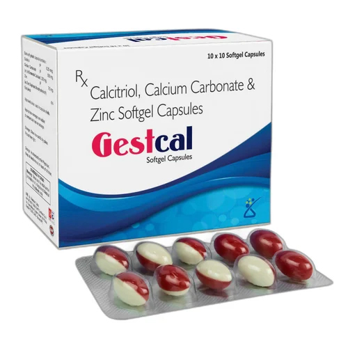 Calcitriol Calcium Carbonate And Zinc Softgel Capsules