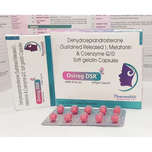Dehydroepiandrosterone (SR) Melatonin And Coenzyme Q10 Soft Geltain Capsules