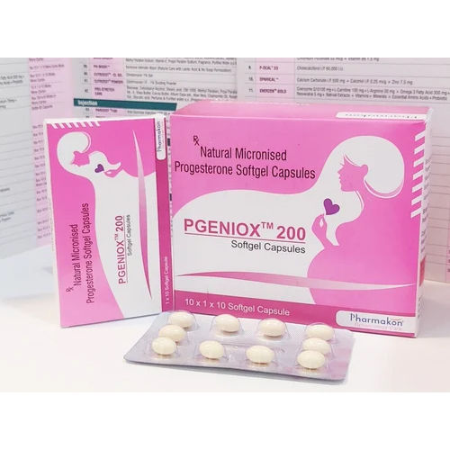 Natural Micronised Progesterone Softgel Capsules - Dosage Form: Solid