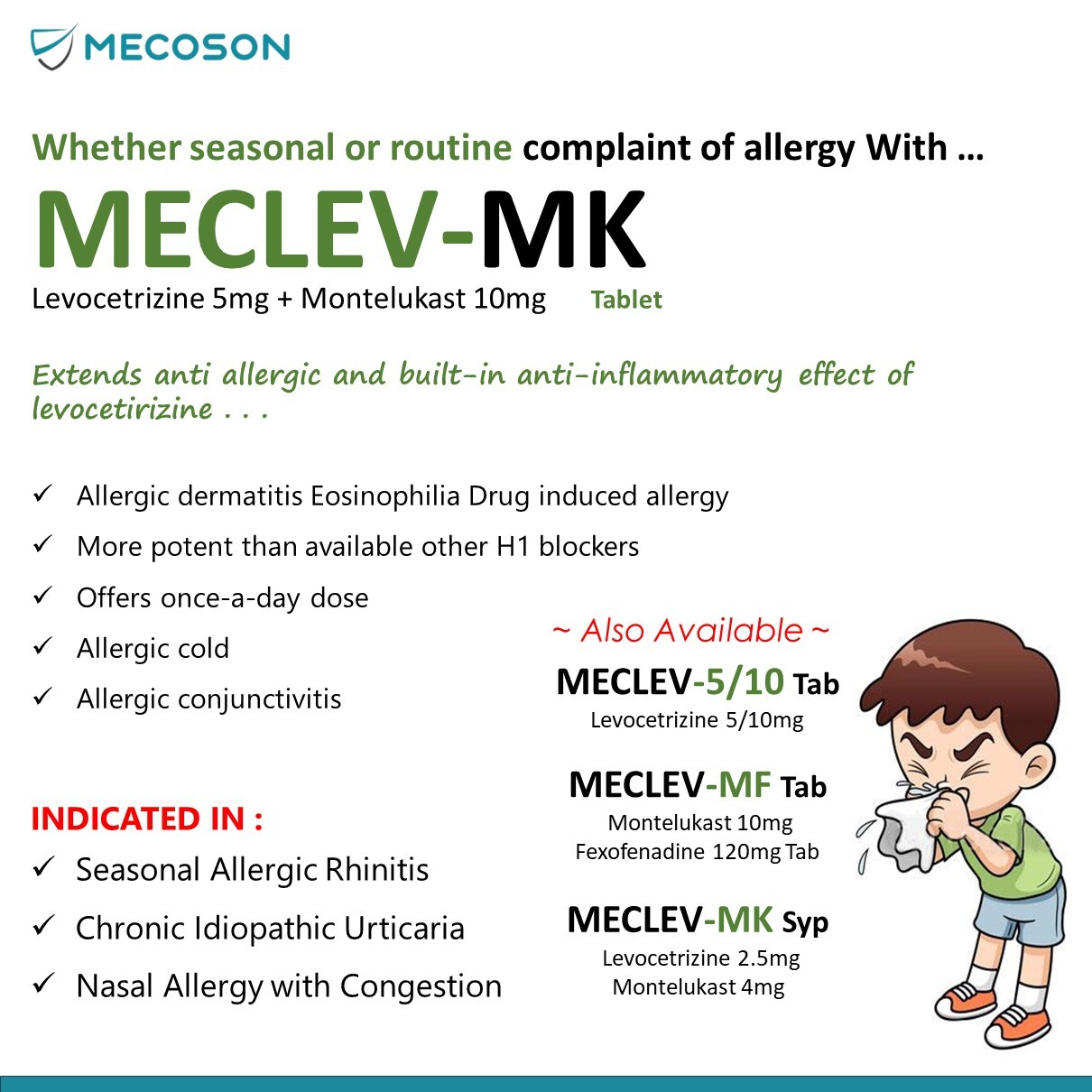 Levocetirizine Montelukast