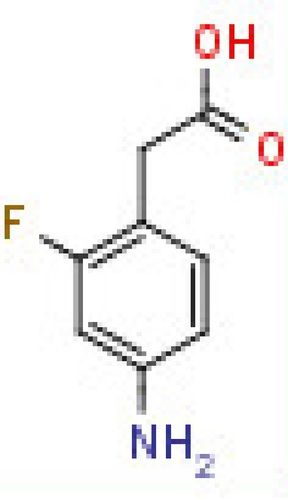 (4-Amino-2-fluorophenyl)acetic acid  98%