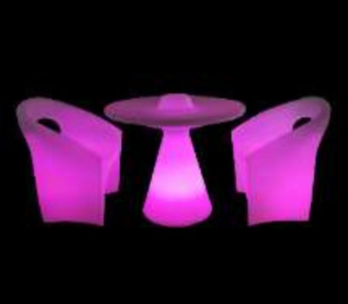 Illumina LED Coffee Table Chair Set (with in-built LED light)