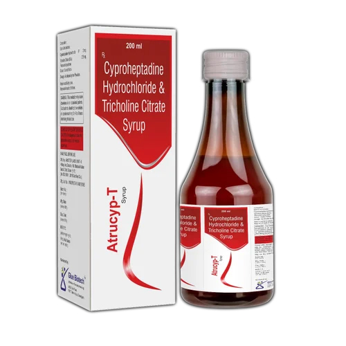 Cyproheptadine Hydrochloride And Tricholine Citrate Syrup