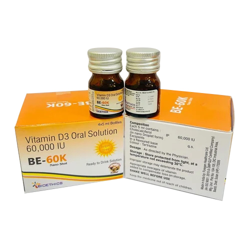 Vitamin D3 Oral Solution 60000 Iu