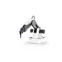 Education Robotic Arm - Mild Steel, 220 Volt Power Supply, Sleek White Design | Durable, User-friendly, Ideal For Educational And Training Purposes