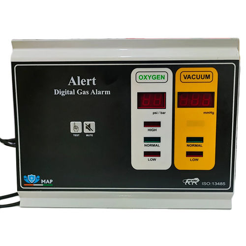 Digital Gas O2-Vac Alarm System - Dimension (L*W*H): 300X200 Millimeter (Mm)