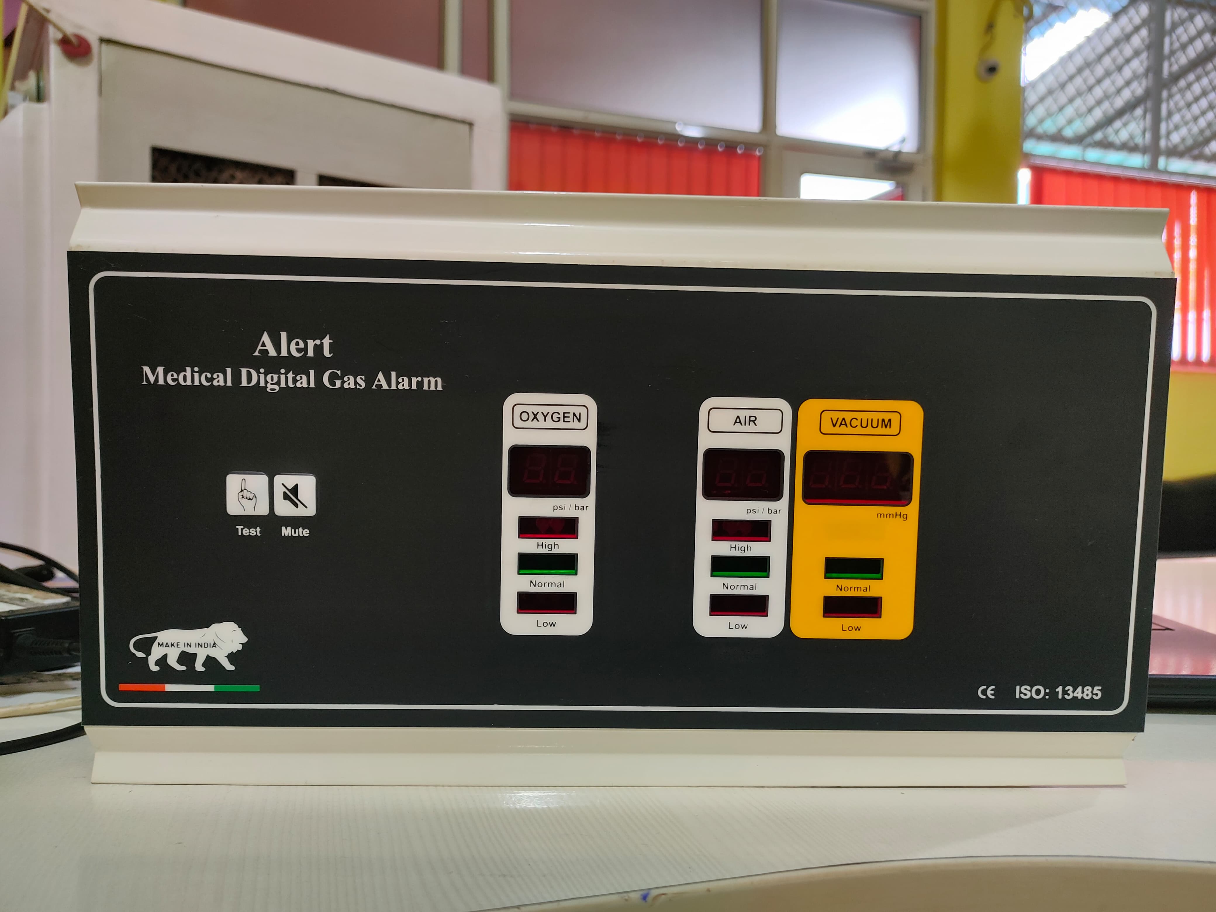 Digital Gas Alert Alarm For 3 Gases