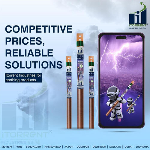 Copper Bonded Chemical Earthing Electrode