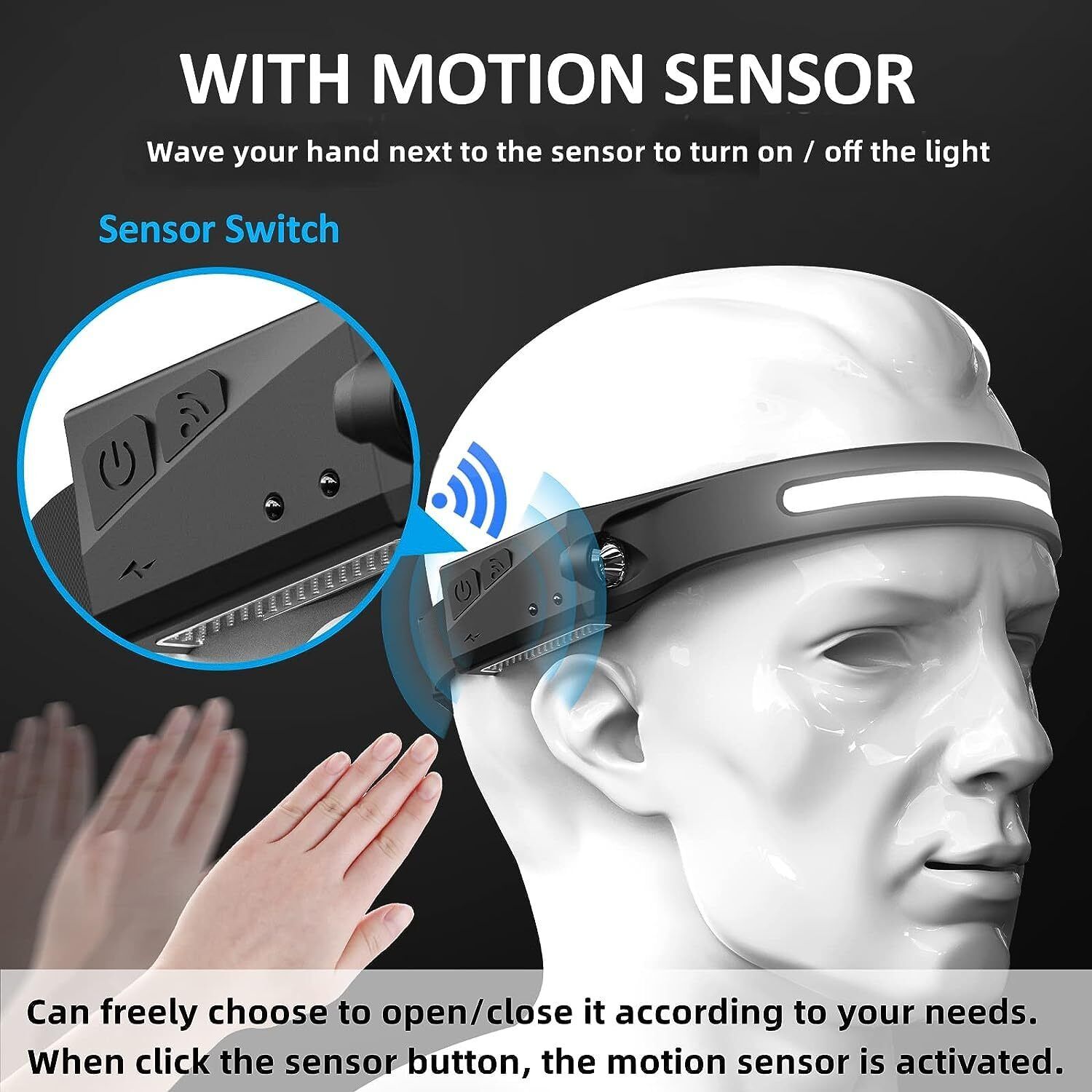 2 IN 1 SENSOR HEADLAMP