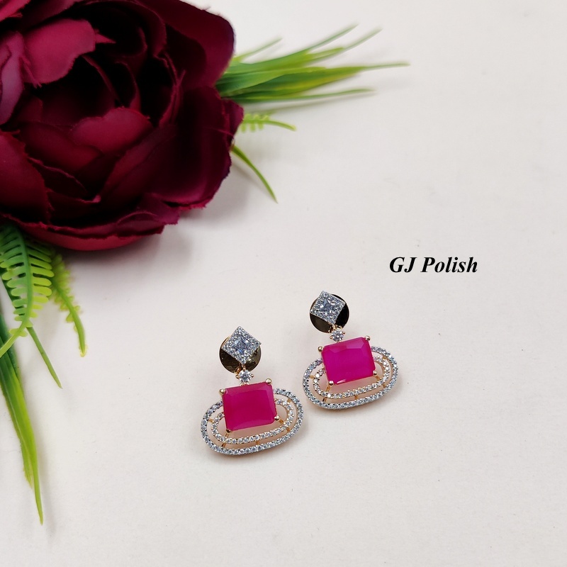 Stylish Party Wear American Diamond Earring