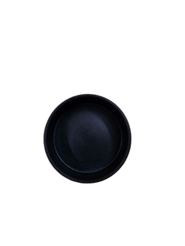 End Cap Round Inner-1" - Color: Black