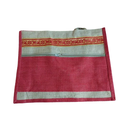 15X12X4 Printed Jute Bag - Color: Multicolor