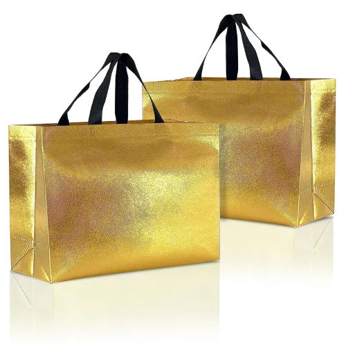 Metallic Laminated Non Woven Bag - Bag Size: 10 X 12 X 4