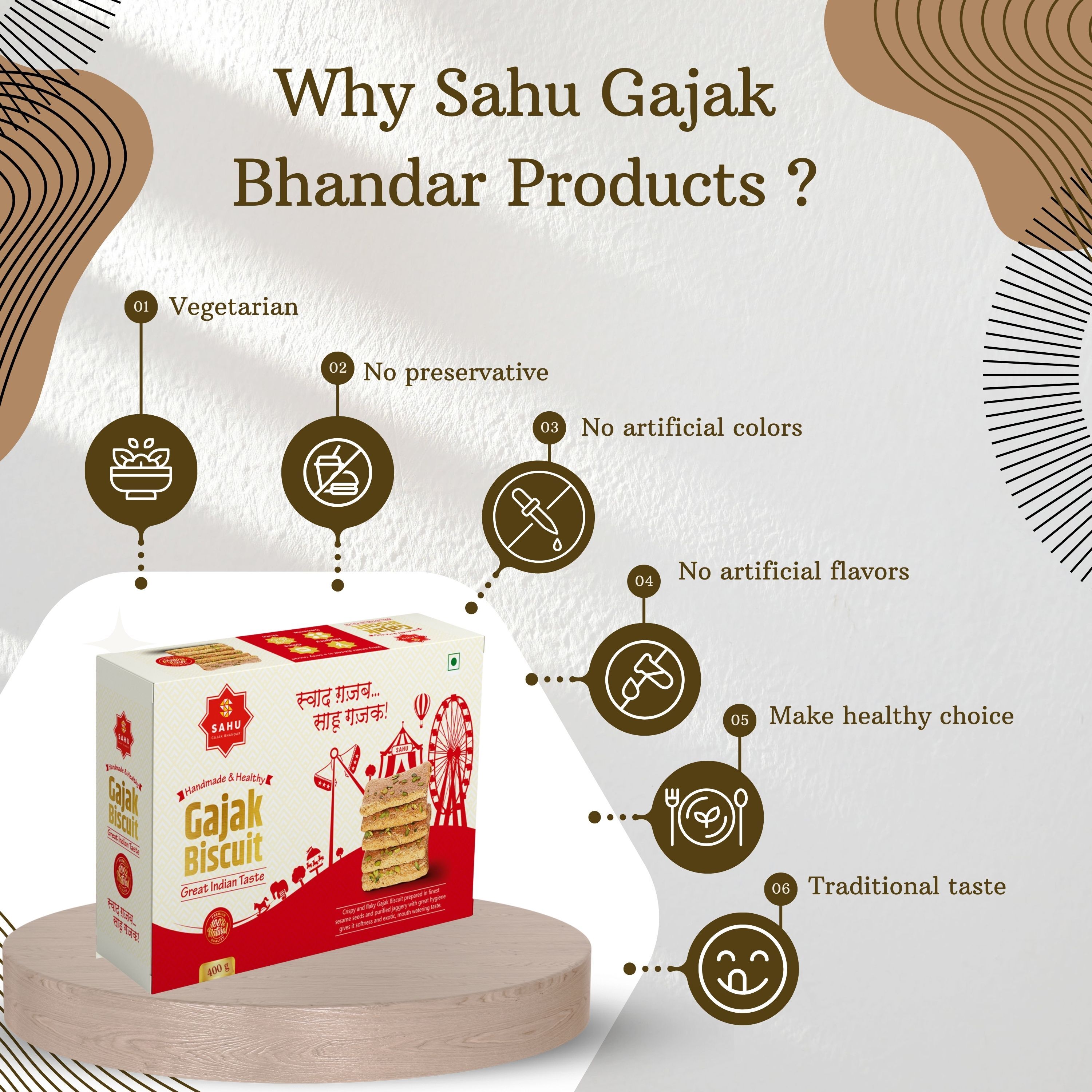 Sahu Khasta Gajjak Premium Quality