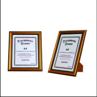 Luxury A3 A4 A5 A6 Certificate Frame Gold & Black Document Picture Frame