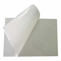 Chromo Paper Gumming Sheet - White, 12x18 Inches | Varnished Finish For Smooth And Glossy Texture, Ideal For Custom Sticker Printing