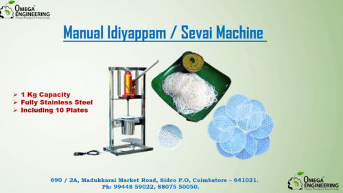 Manual Idiyappam Machine