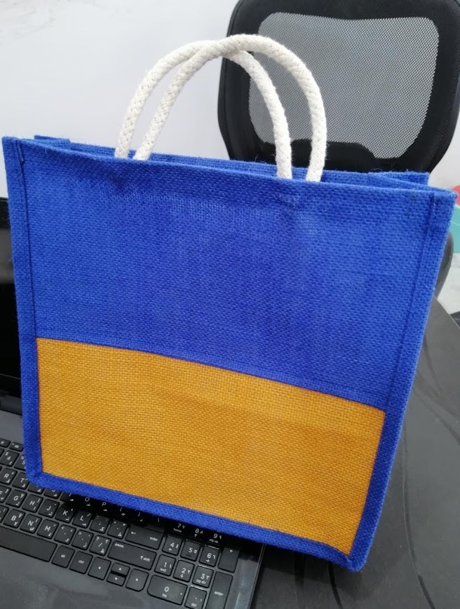 Laminated Jute Shopping Bag Dimension 12*10*5