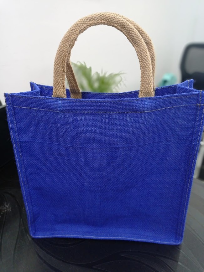 Laminated Jute Shopping Bag Dimension 12*10*5