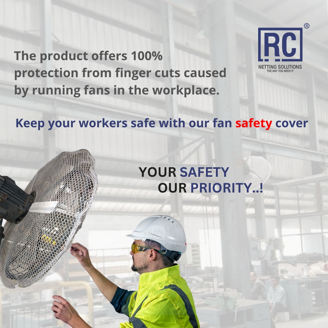 600mm Industrial Fan Safety Net Cover