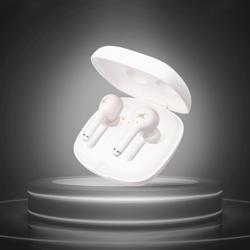 Fastrack Reflex Tunes Truly Wireless White Ear Buds with 40 Hrs battery life