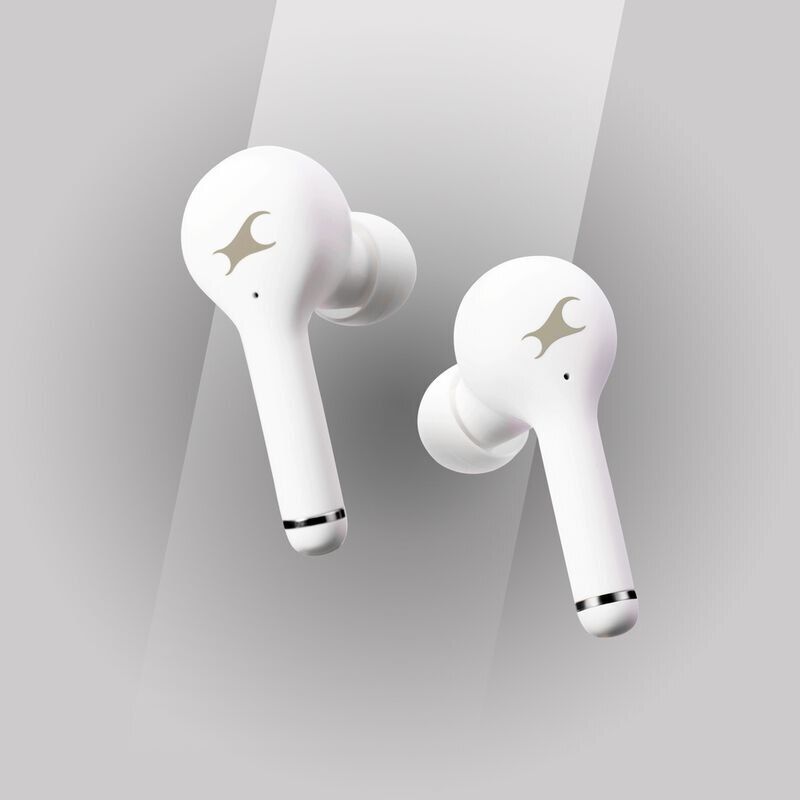 Fastrack Reflex Tunes Truly Wireless White Ear Buds with 40 Hrs battery life