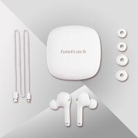 Fastrack Reflex Tunes Truly Wireless White Ear Buds with 40 Hrs battery life