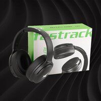 Fastrack Reflex Tunes - Over the Head Black Wireless Headphones