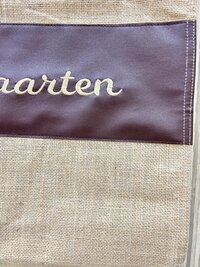 Leather Handle Jute Beach Bag 18*16*8