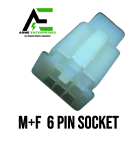 M+F 6 Pin Socket