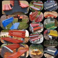 RCC HEAVY BENCHES WITH TABLE
