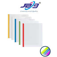 Jb9 Transparent Stick File - Plastic Material, Standard Size | Ideal For Office & Home Organization, Durable And Lightweight Design