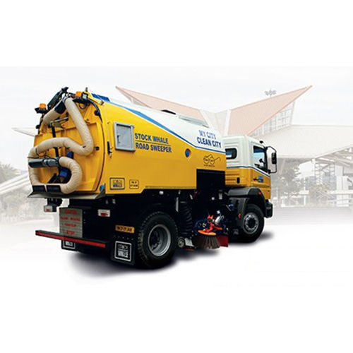 Stockwhale S6400 Road Sweeper Machine - Capacity: 1600 Ltr/Hr